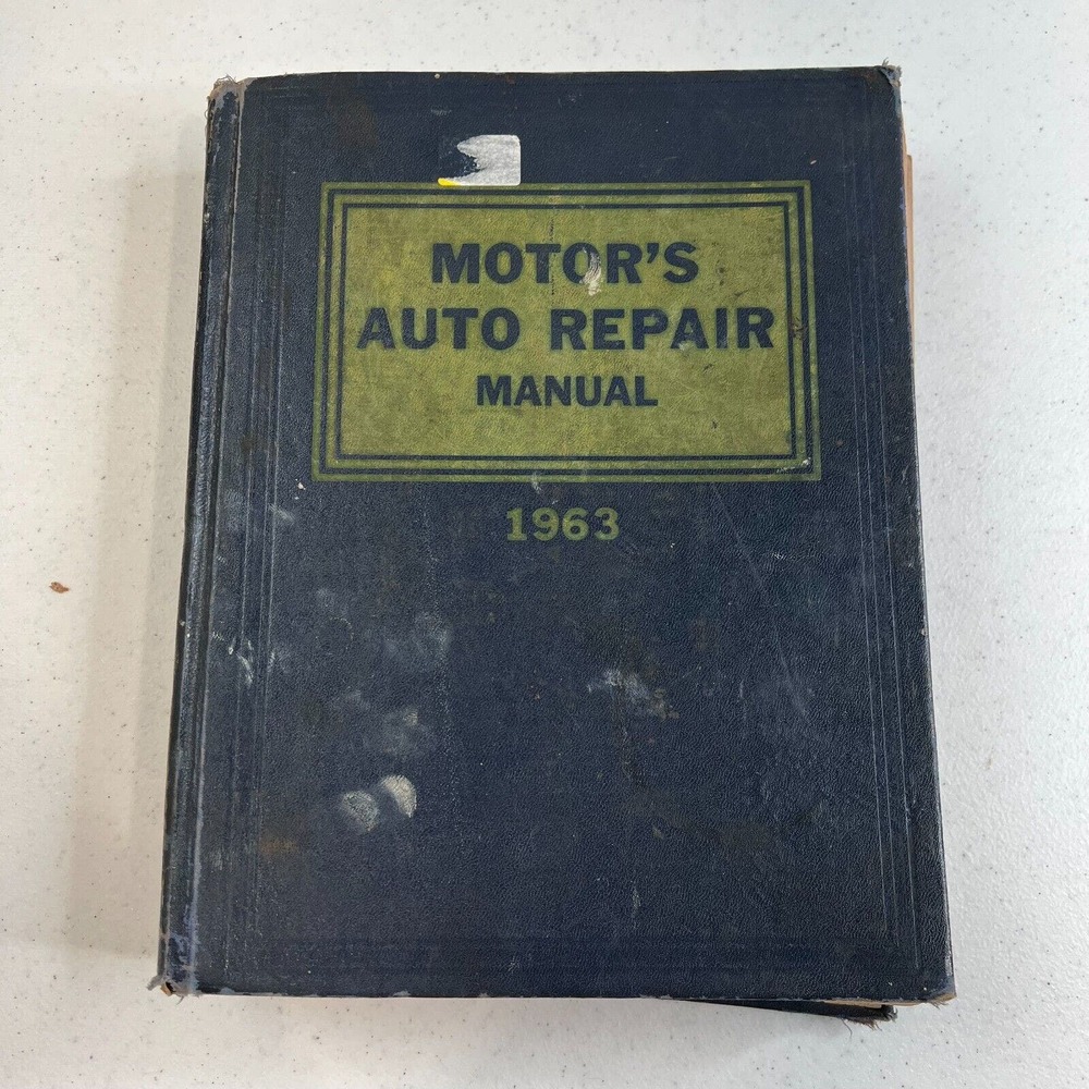 Vintage 1963 Motor's Auto Repair Manual 26th Edition 1324‎ Pages Hardcover